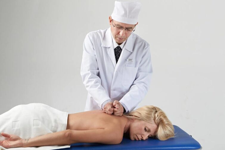 Massage de l'ostéochondose cervicale